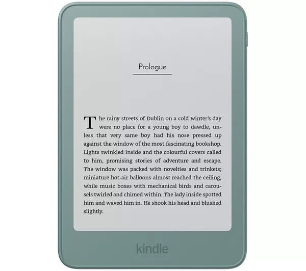 AMAZON Kindle (2026) 6" eReader without Ads - 32 GB, Seaglass Green Aluminium