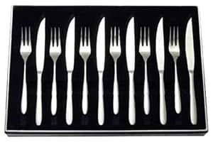 Stellar | Winchester Cutlery Set of 6 Knives and Forks | Stainless Steel
