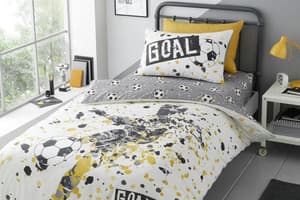 Bedlam | Goal Duvet Cover Set | Black | Double