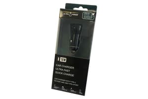 UltraPower 18W Type-C PD Port & USB Type-A Port Car Charger | Black