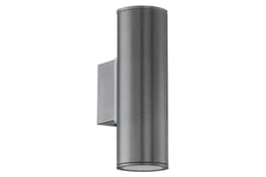 Eglo | Riga 2-light Exterior LED Wall Light | Anthracite