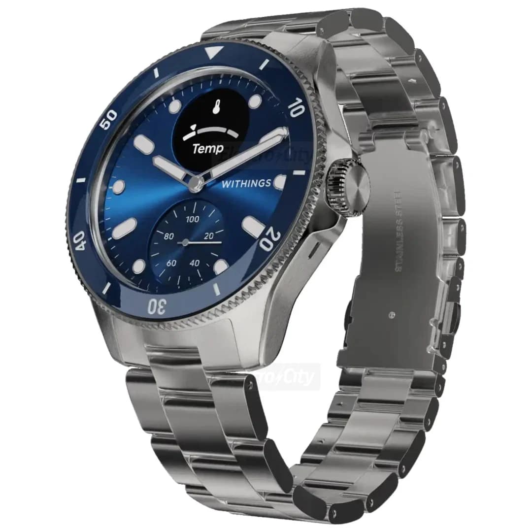 Withings ScanWatch Nova Fitness & Health Smartwatch | 42mm Blue