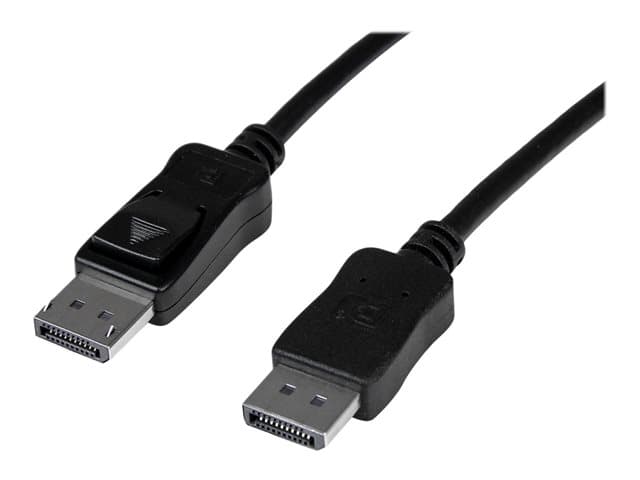STARTECH.COM - StarTech 30 ft DisplayPort 1.2 Cable with Latches - Active - 2560x1600 - DPCP & HDCP - Male to Male DP Video Monitor Cable (DISPL10MA) - DisplayPort cable - DisplayPort (M) to DisplayPort (M) - 10 m - active, latched - black - for P/N: DK30C2DPEPUE, DK30C