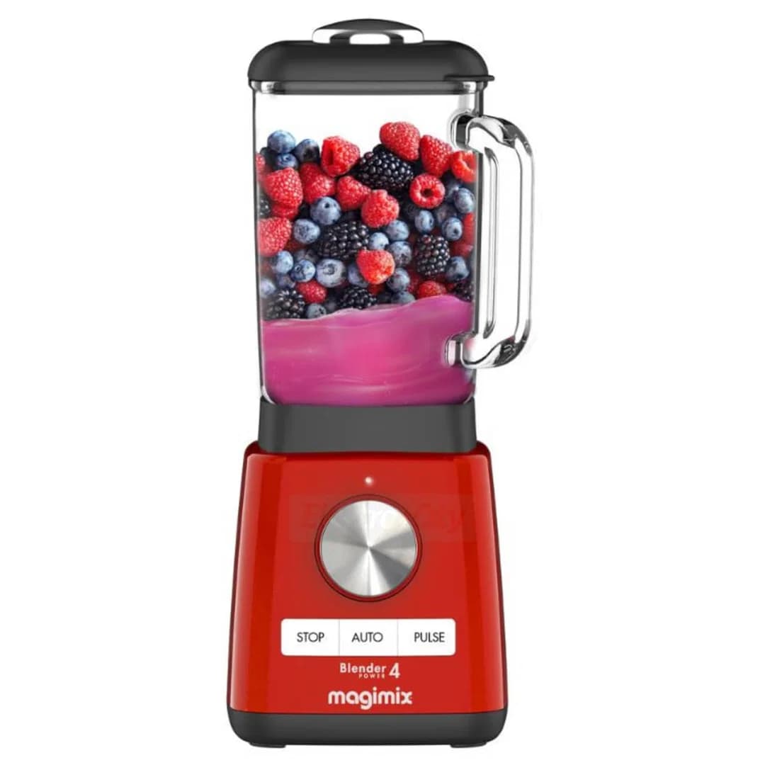 Magimix Blender Power 4 1300W 2.5 Litre Blender | Red