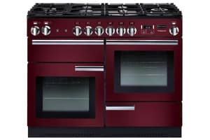 Rangemaster Professional Plus 110cm Dual Fuel Range Cooker | PROP110DFFCY/C | Cranberry