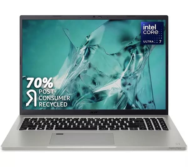 ACER Aspire Vero 16" Laptop - Intel® Core™ Ultra 7, 1 TB SSD, Grey