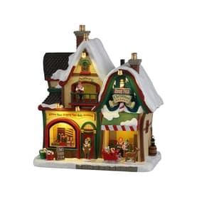 North Pole Christmas Supply LED Building 22cm