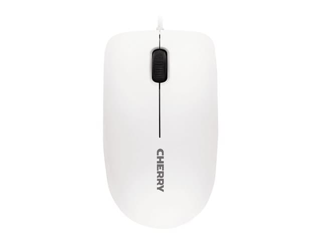 Cherry - MC 1000 - mouse - USB - white (top), black base