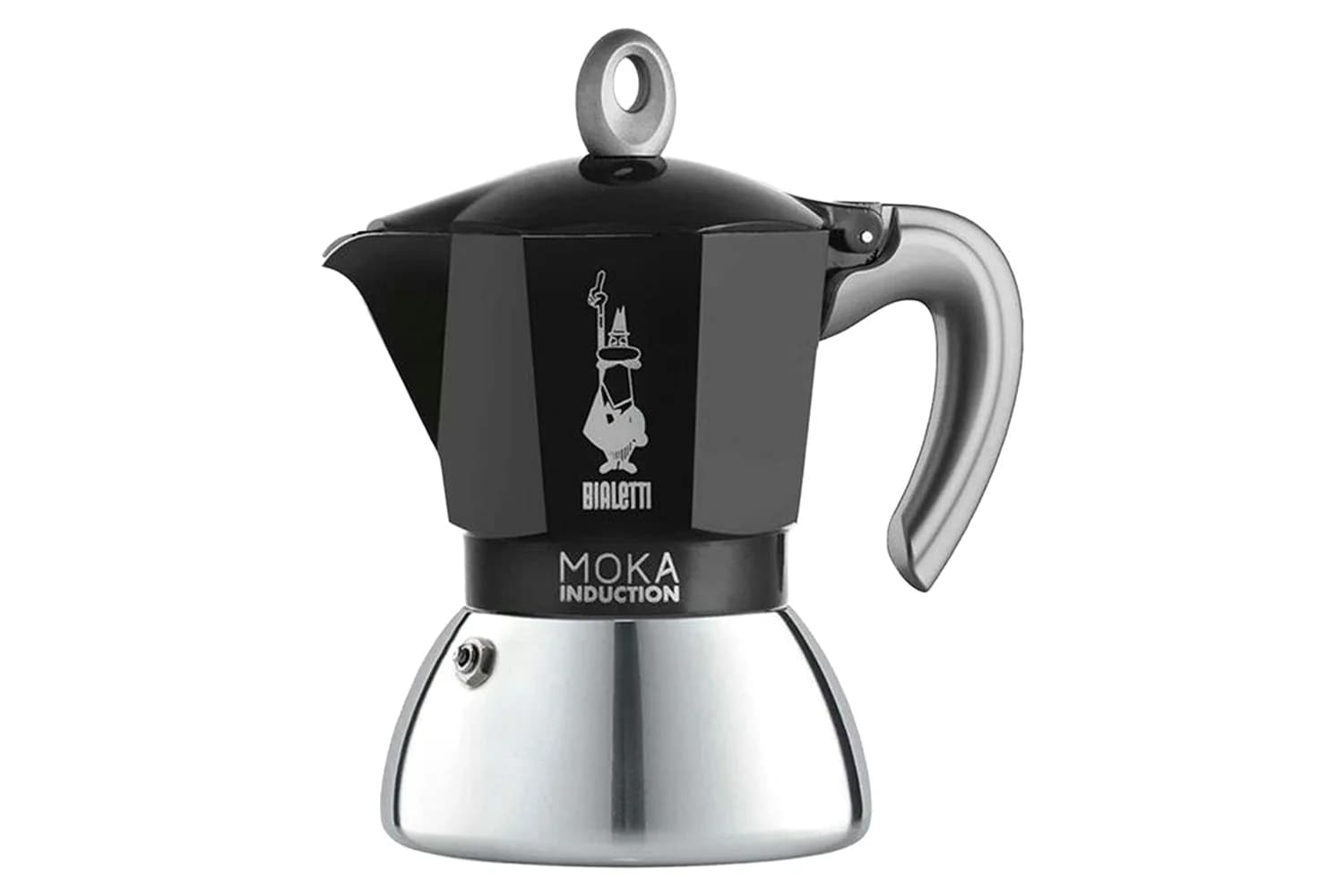 Bialetti | Moka Induction Authentic Italian Moka Pot | 4 Cup | Black