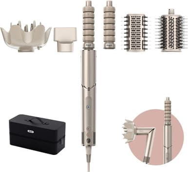Shark FlexStyle 5 in 1 Air Styler & Hair Dryer with Storage Case - Stone | HD446SLUK