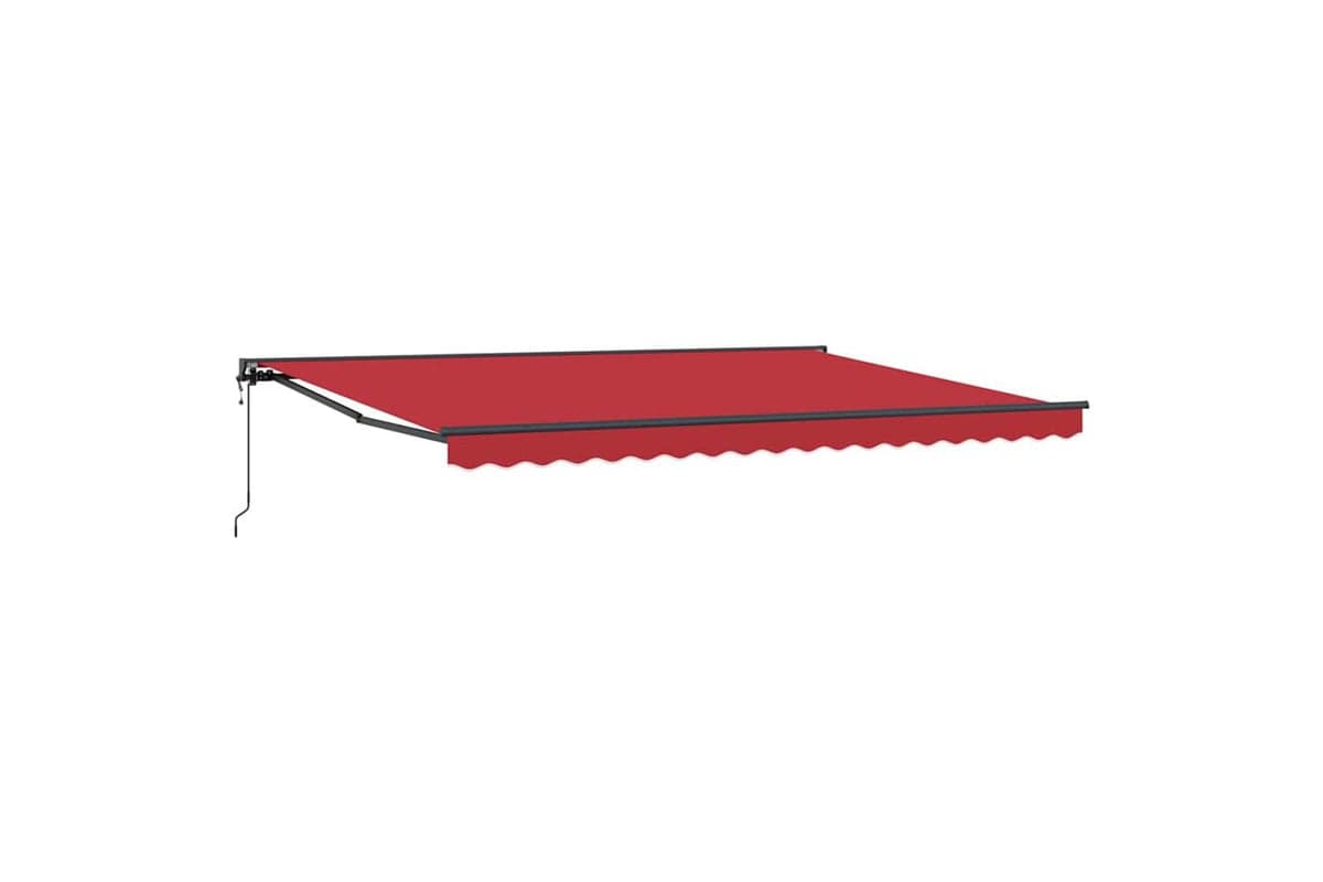Vidaxl Retractable Awning Red 450x300 Cm Fabric