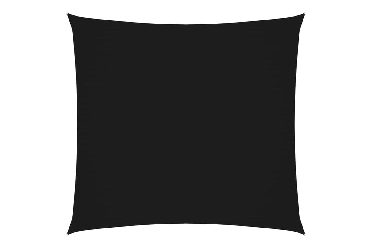 Vidaxl 135747 Sunshade Sail Oxford Fabric Square 6x6 M Black