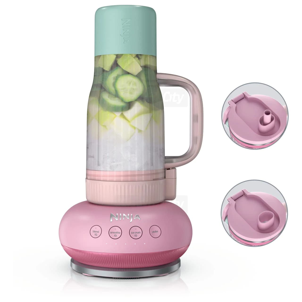 Ninja BlendBOSS 710ml 1100W Tumbler Blender | Pink Peppercorn