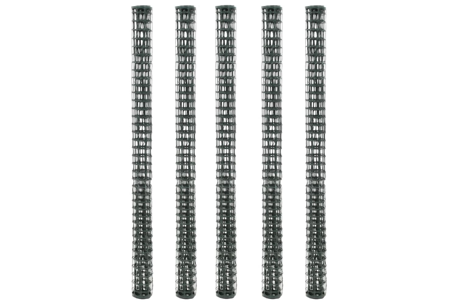 Vidaxl 143891 Garden Fence Meshes 5 Pcs Hdpe 1x1.2 M Green