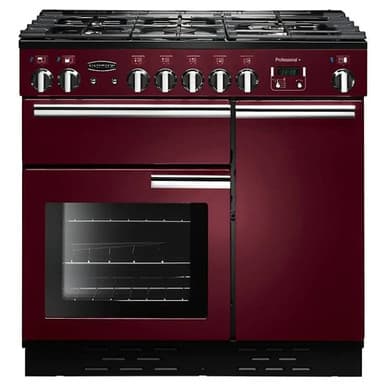 Rangemaster Professional + 90 Dual Fuel Cranberry | PROP90DFFCY/C