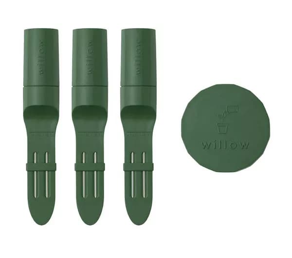 WILLOW Plant Sensor Starter Pack - Moss Green, Pack of 3