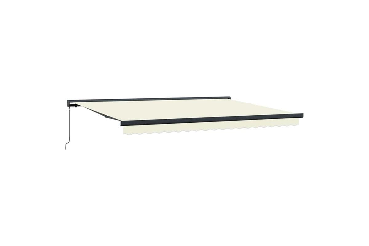 Vidaxl Retractable Awning Cream 450 X 300 Cm Fabric And Metal