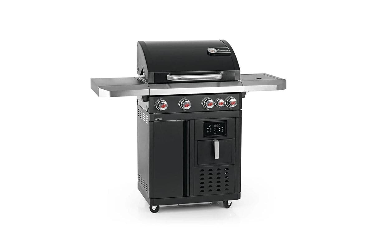 Landmann 6601 Fryton 4.1 Cook Gas BBQ with Integrated 3.5L Hot Air Fryer