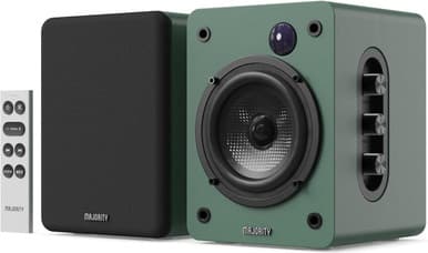 Majority D50X Bookshelf Bluetooth Speakers - Wireless Active Speakers Pair - Green | 1000003127