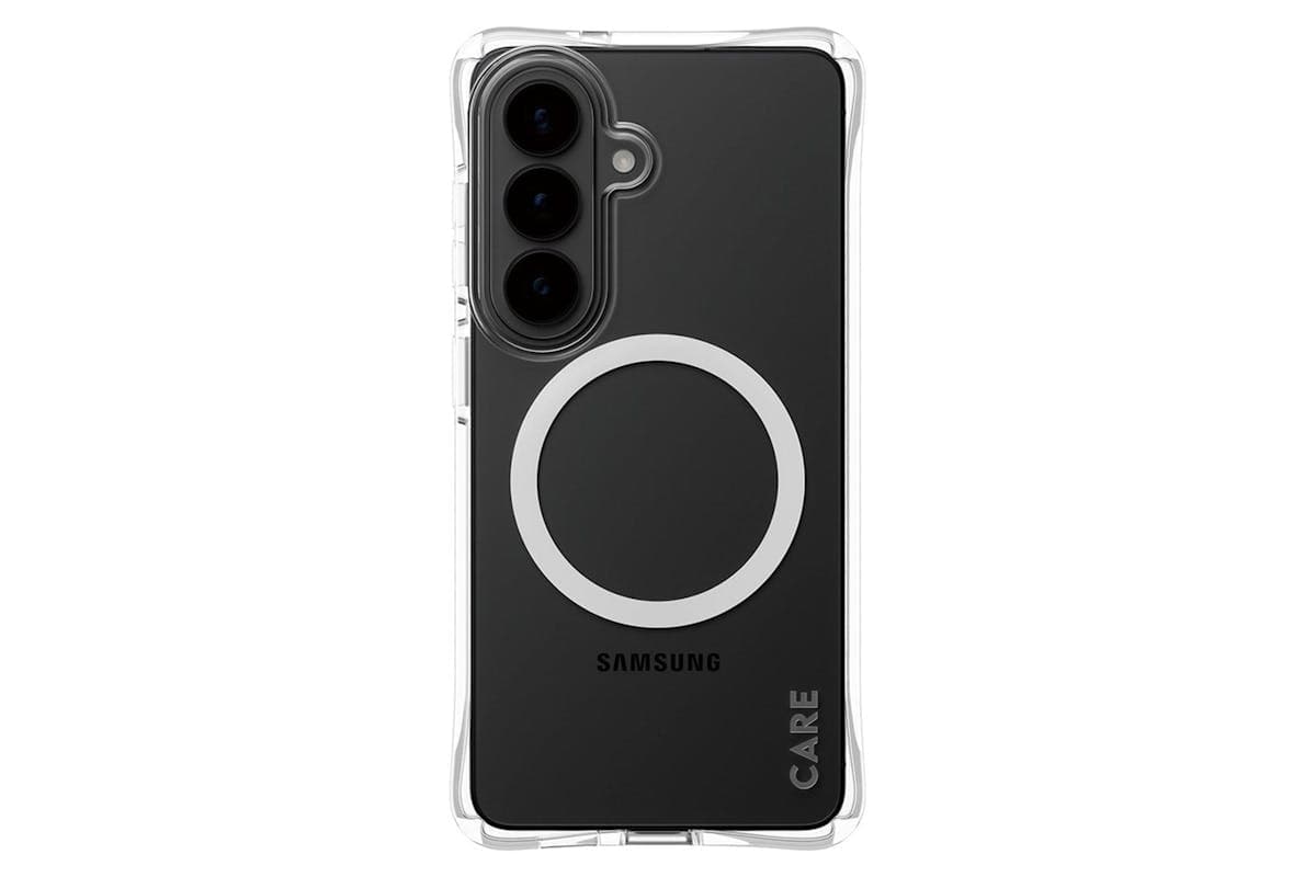 PanzerGlass CARE Samba Qi Samsung Galaxy S26 Case | Transparent White