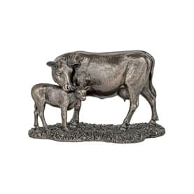 Cow & Calf Bronze Ornament