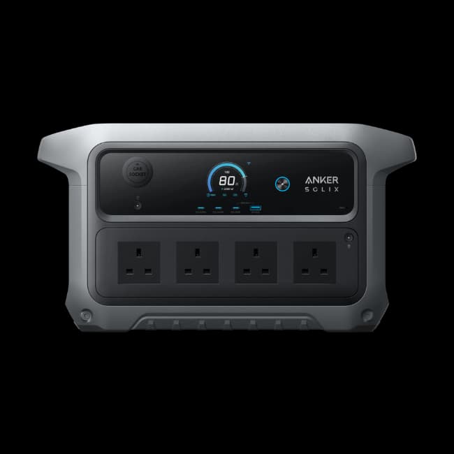 Anker Solix C2000 Gen 2 2048wh/2400w Portable Power Station - Grey | A17832A1