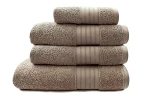 Cotton Terry Towel Set (Hand + Bath + Bath Sheet) - Dove