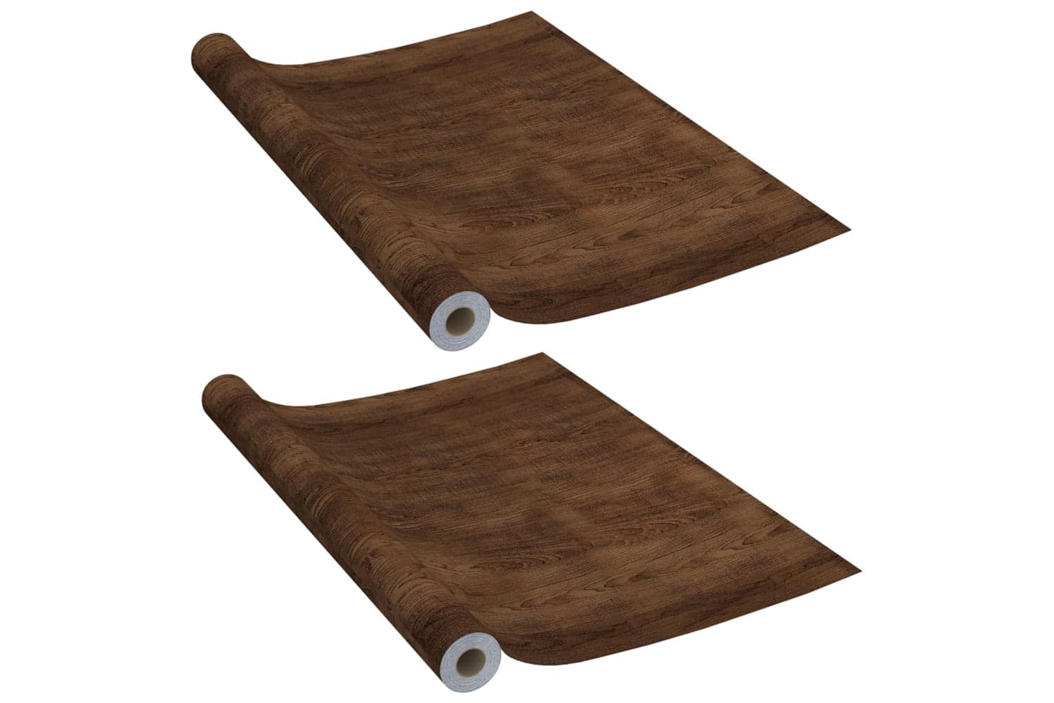 vidaXL 146112 Self-adhesive Door Films 2 Pcs Dark Oak 210x90cm Pvc