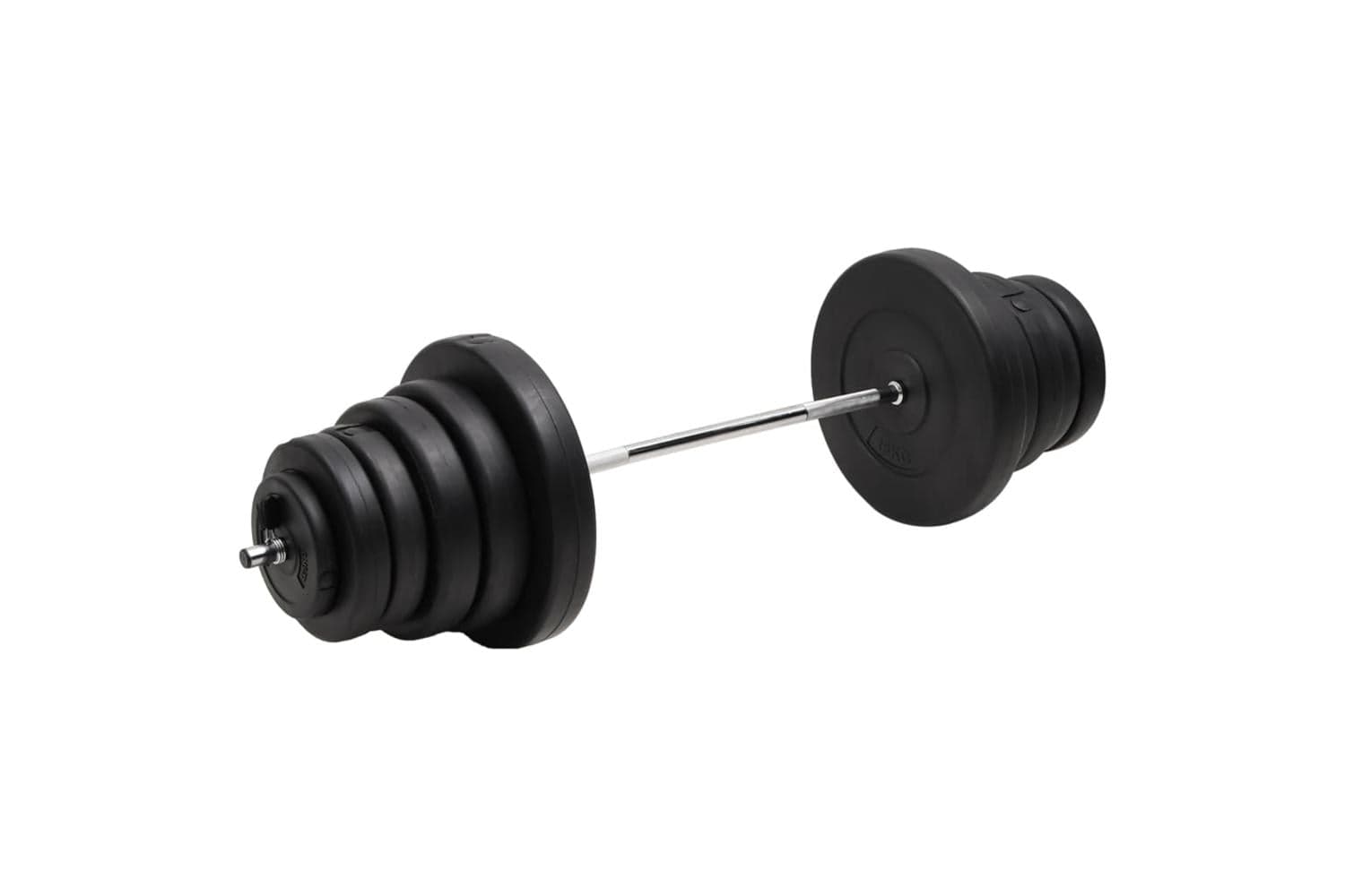 Vidaxl 3145021 Barbell With Plates 90 Kg