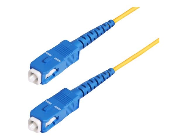 STARTECH.COM - Startech 30m (98.4ft) SC to SC (UPC) OS2 Single Mode Simplex Fiber Optic Cable, 9/125µm, 40G/100G, Bend Insensitive, Low insrtion Loss, LSZH Fiber Patch Cord - patch cable - 30 m - 30 m - yellow