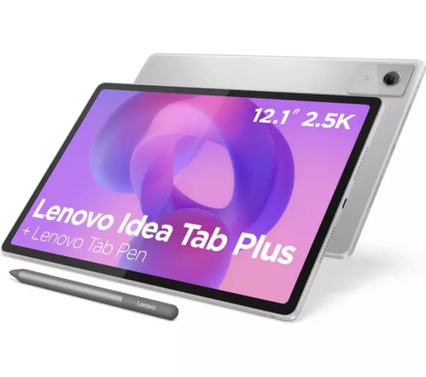 LENOVO Idea Tab Plus 12.1" Tablet - 256 GB, Cloud Grey