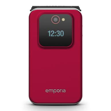 emporiaJOY-LTE V228i-LTE_V3_R Senior Mobile Phone 4G Volte Flip Mobile Phone with Emergency Call - Red