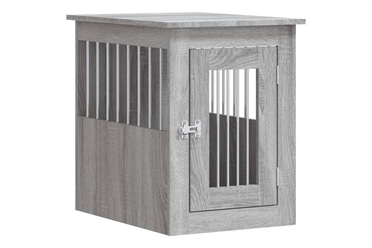 Dog Crate Furniture Grey Sonoma 45x62x59 Cm Engineered Wood