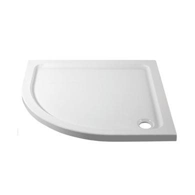 White – Quadrant Shower Tray – Stone Resin – Pearl