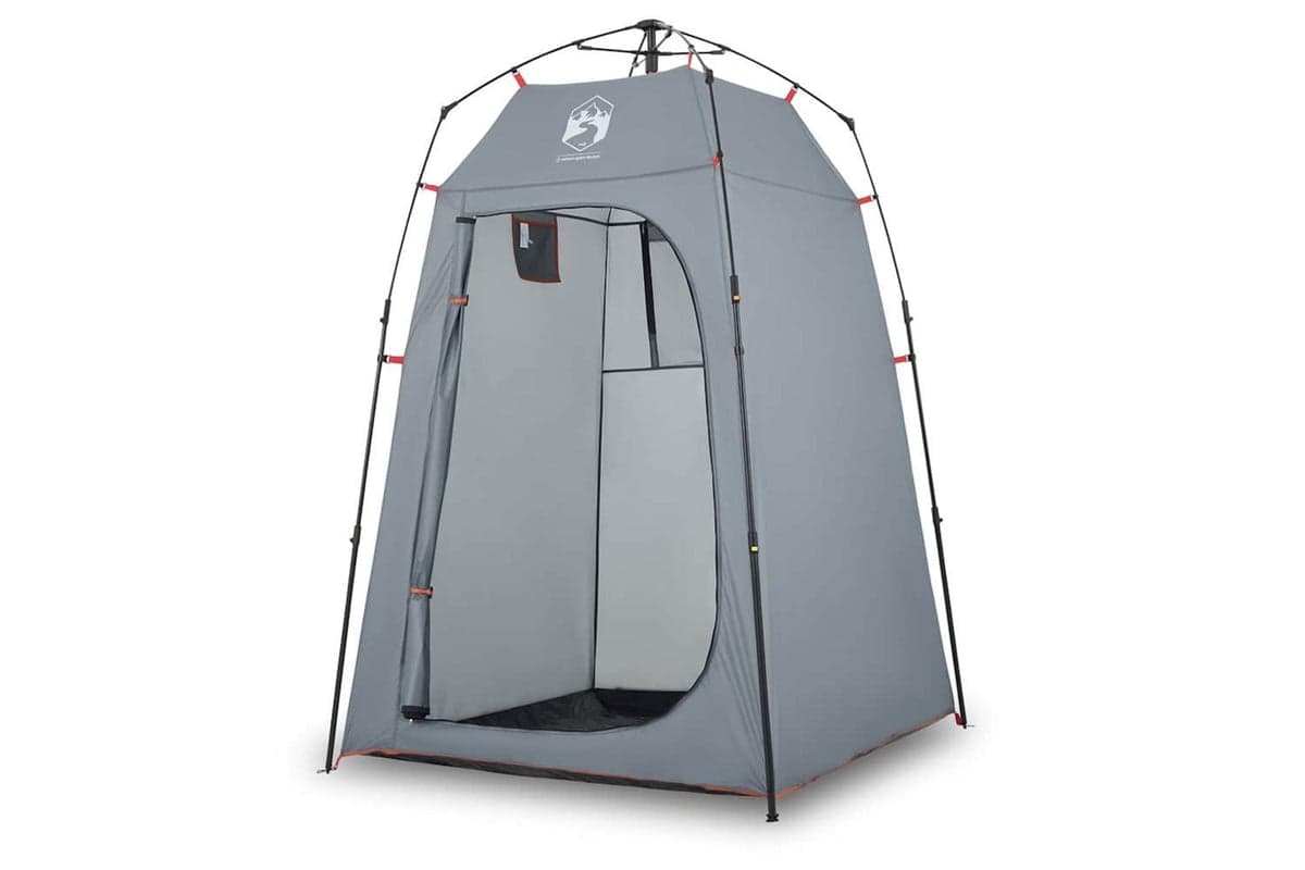 Vidaxl Privacy Tent Grey Quick Release Waterproof