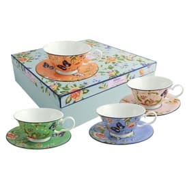 Cottage Garden Teacups & Saucers