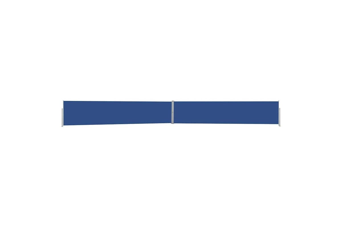vidaXL 313391 Patio Retractable Side Awning 140x1200cm Blue
