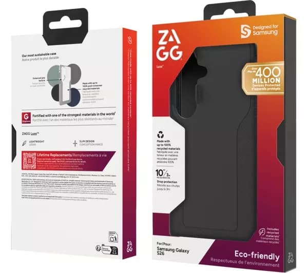ZAGG Luxe Galaxy S26 Case – Black