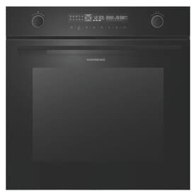 70L Multifunction Single Oven with Pyrolytic Cleaning Black Glass Inline Collection
