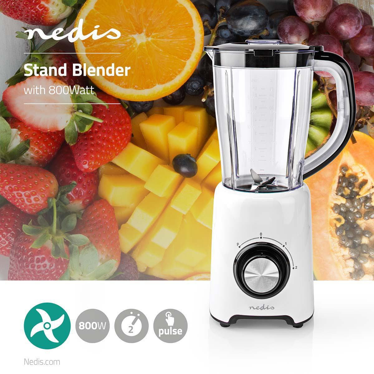 NEDIS            800W 1.5 LITRE BLENDER