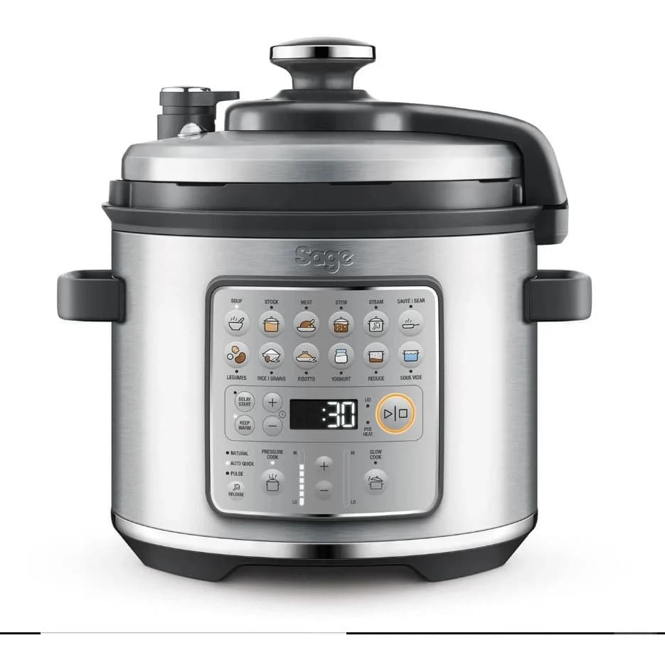 Sage The Fast Slow Go 6L 1100W Multicooker - Brushed Stainless Steel | SPR680BSS2GUK1