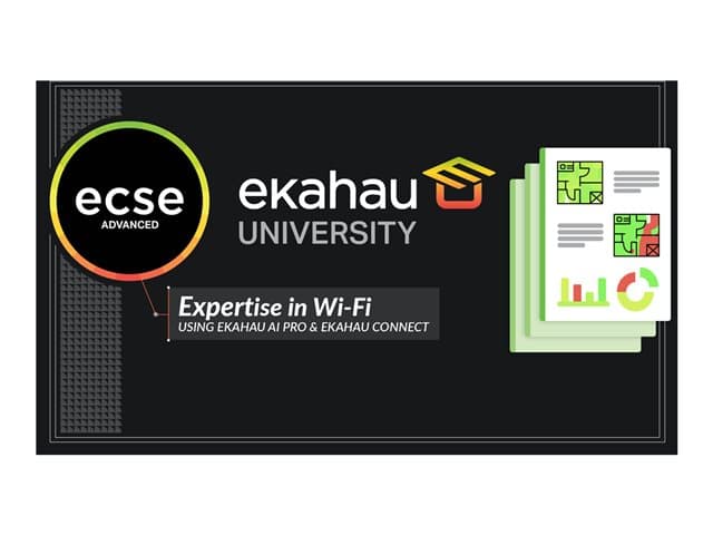 EKAHAU - ECSE Advanced - Instructor-led training (ILT) - live e-learning