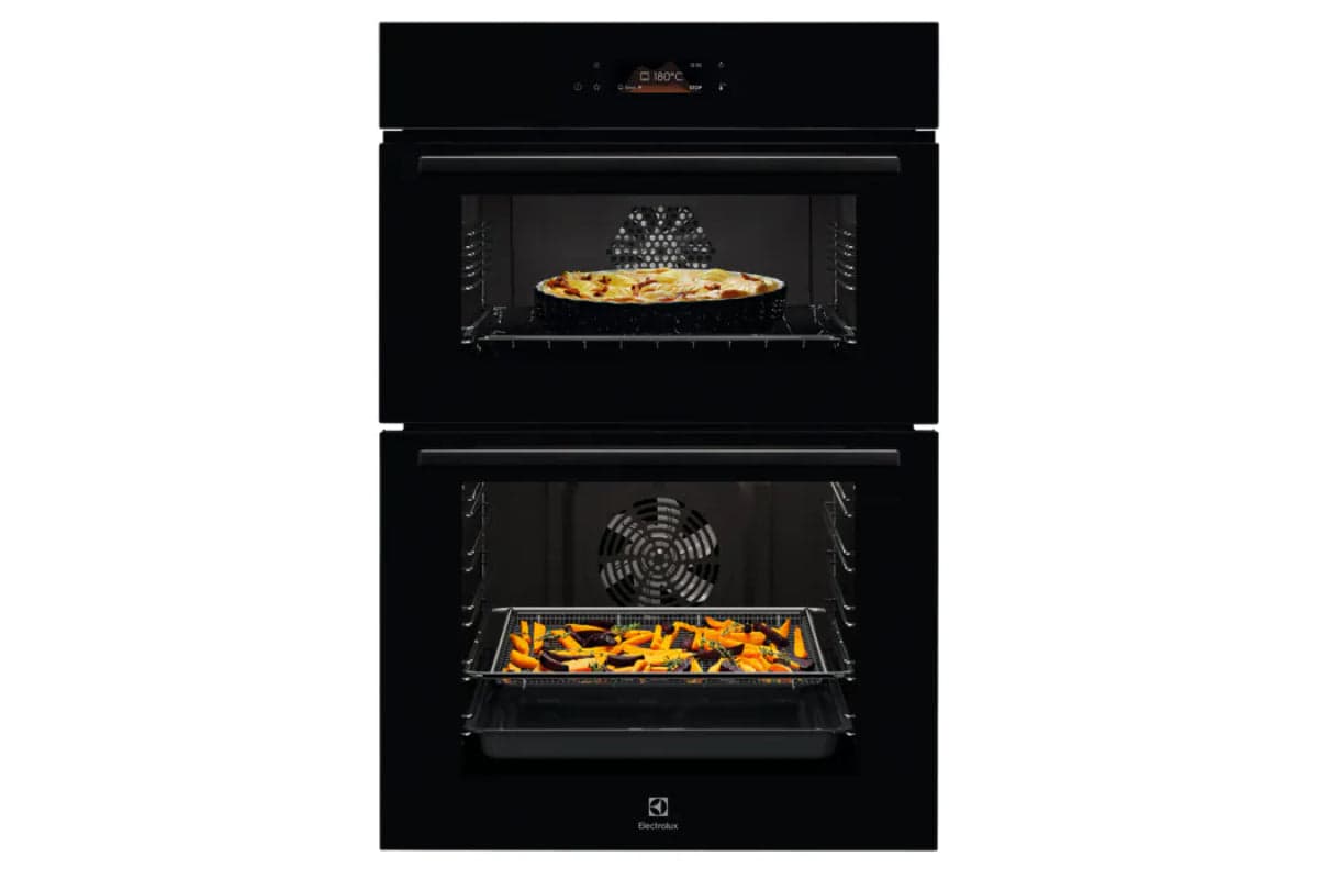 Electrolux 600 SurroundCook Built-in Electric Double Oven | Black | KDFBC08K