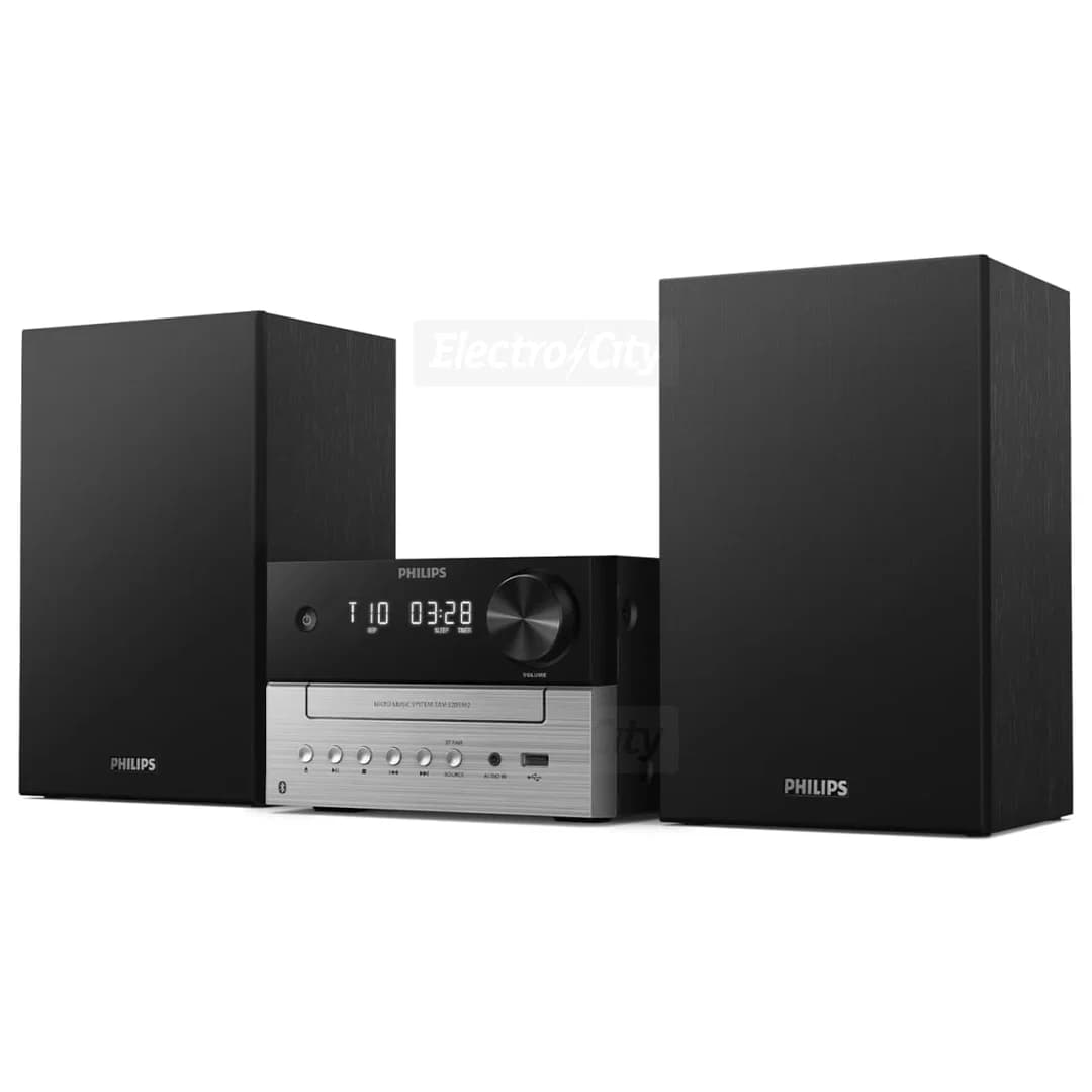 Philips Micro HiFi Radio System with CD Player & Bluetooth | Black