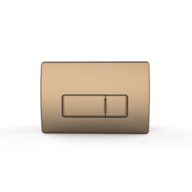 ONLY OPENED - Brushed Vapour Rose Gold Bronze Pneumatic Flush Plate - Elira