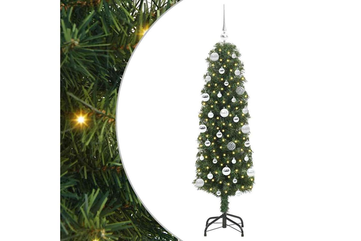 Vidaxl Artificial Christmas Tree With 150 Leds With Stand Green 150 Cm