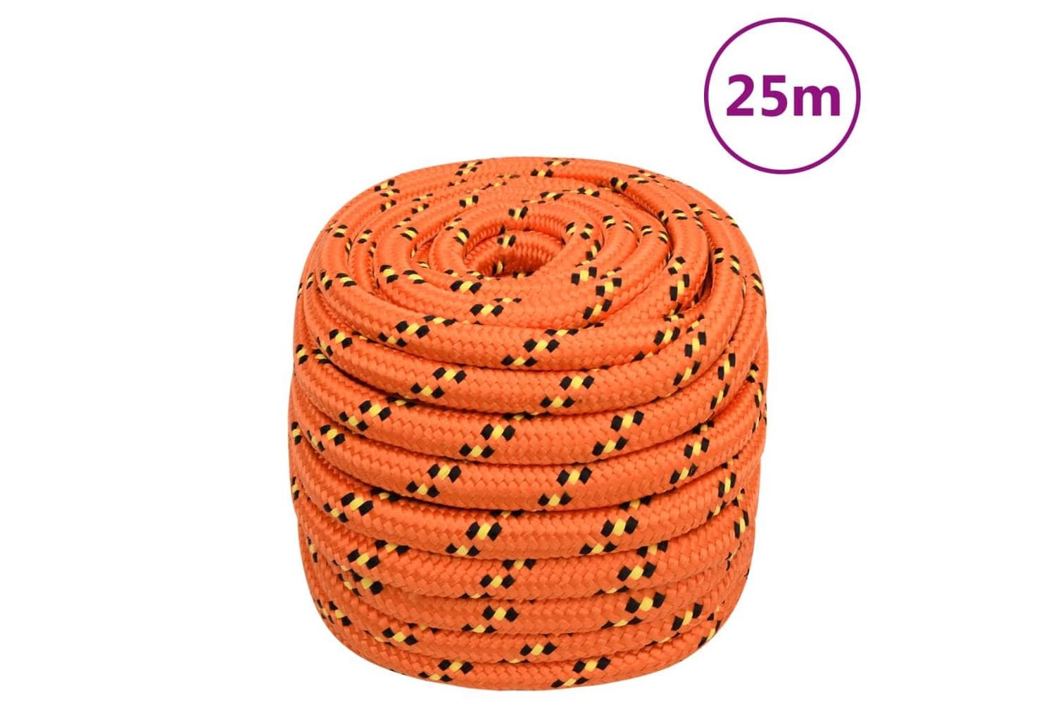 vidaXL 152685 Boat Rope Orange 20mm 25 M Polypropylene