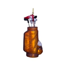 Golf Bag Glass Tree Decoration