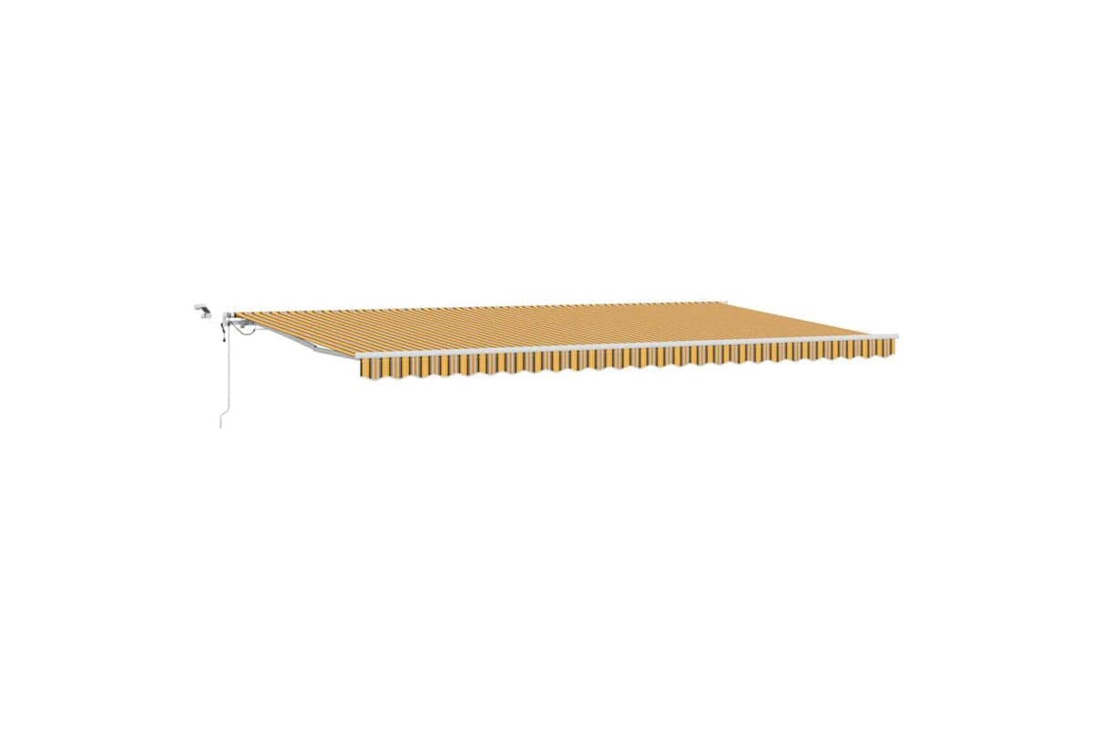 Vidaxl Retractable Awning Multicolour 600 X 350 Cm Fabric And Metal