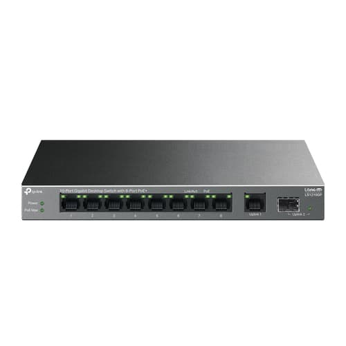 TP-LINK - 10-PORT GIGABIT SWITCH 8-PORT POE+